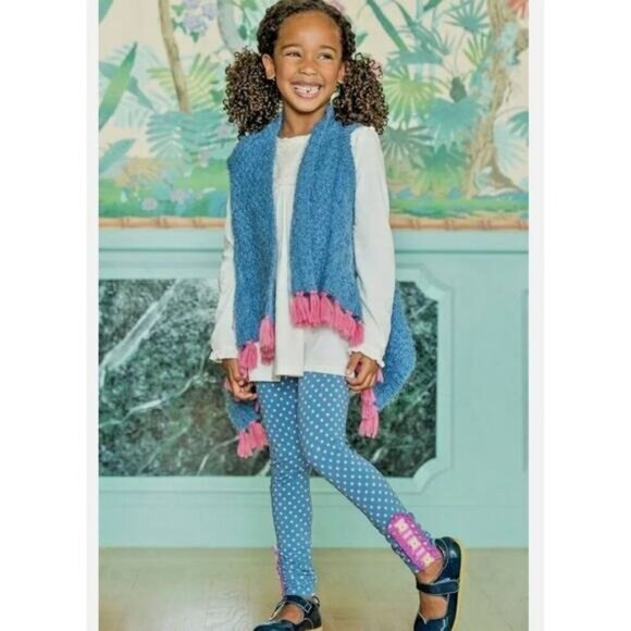 Matilda Jane Make Believe By Design Polka Dot Pants Girls Size 2 Button Accent a - Picture 2 of 13